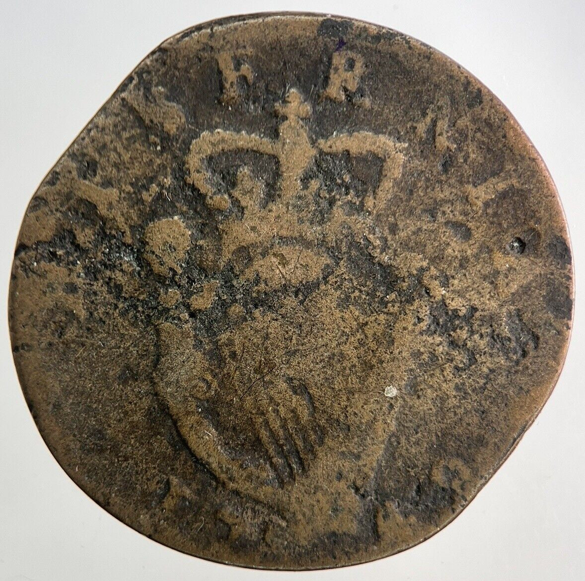 1749 Irish Hibernia Half-Penny Coin | Collectable Grade