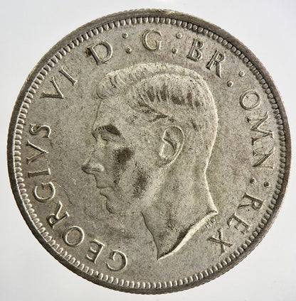 1945 George VI Half - Crown Silver Coin | Very High Grade
