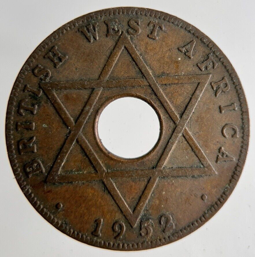 1952 West Africa Half - Penny Coin | Fine Collectable Grade