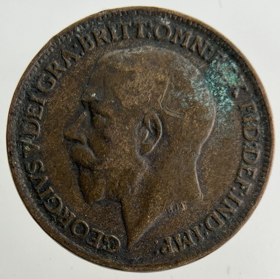 1917 George V Farthing Coin | Fine Collectable Grade