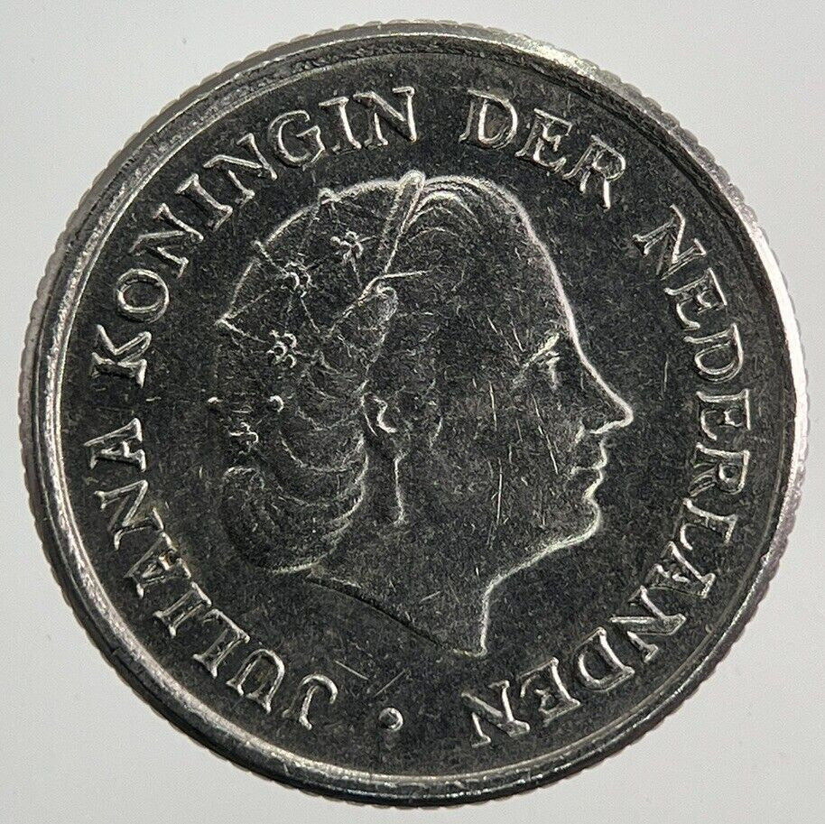 1968 Netherlands 10 Cents Coin | Very High Grade