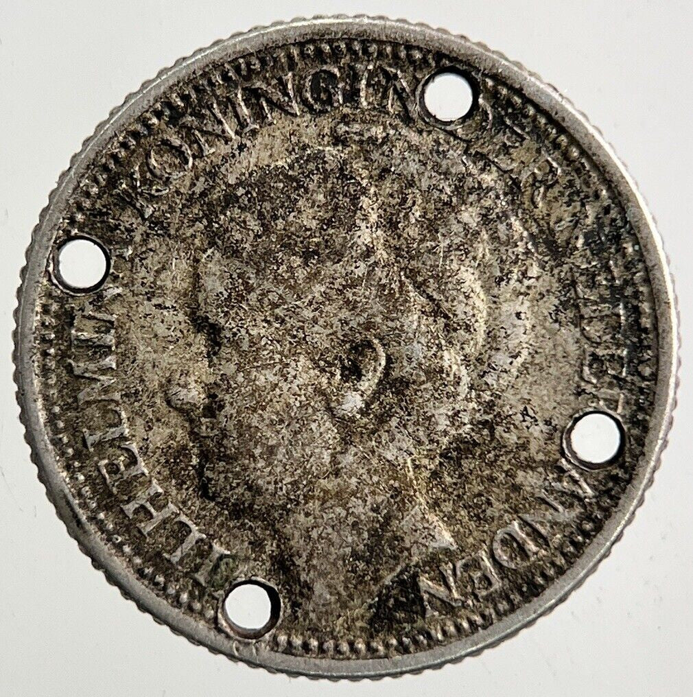 1941 Netherlands 10 Cents Silver Coin | Collectable Grade