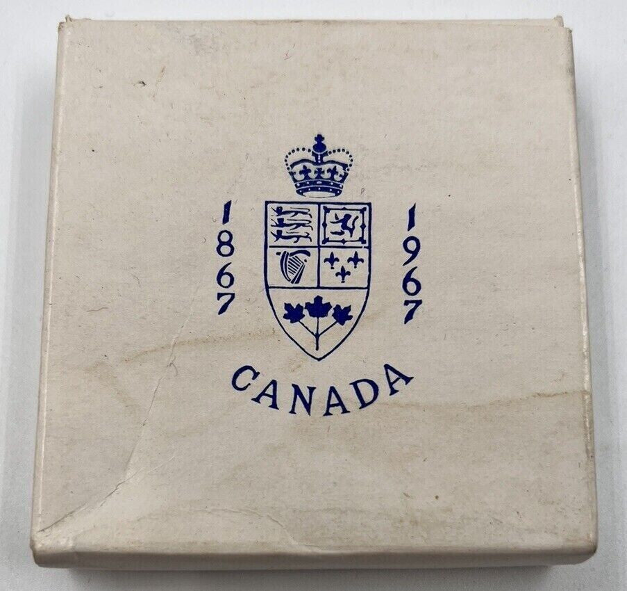 1867 - 1967 Canada Confederation Dollar Silver Coin | a90342