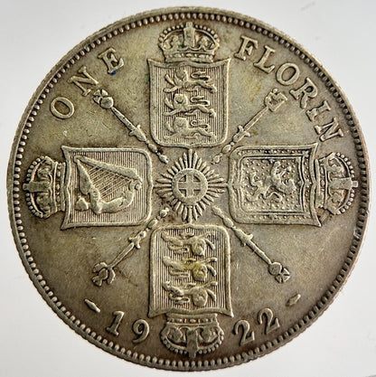 1922 George V Florin Silver Coin | Very High Grade | a8118