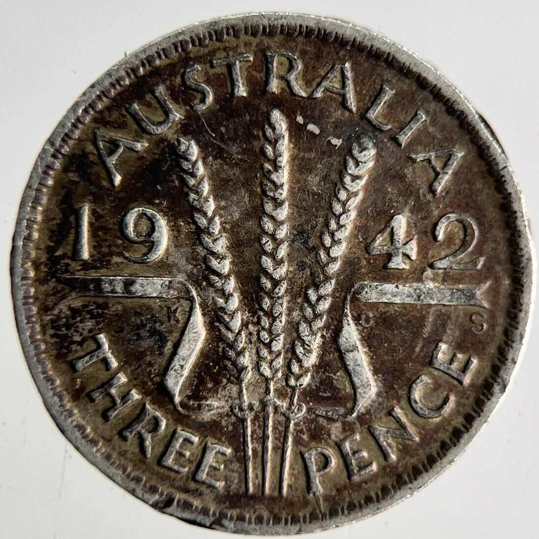 1942 Australia Threepence Silver Coin | Fine Collectable Grade