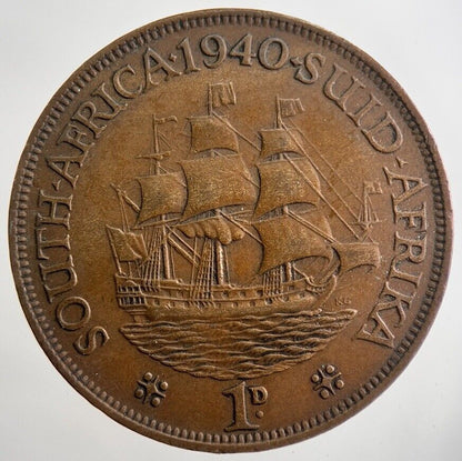 1940 South Africa Penny Coin | Fine Collectable Grade | a7992