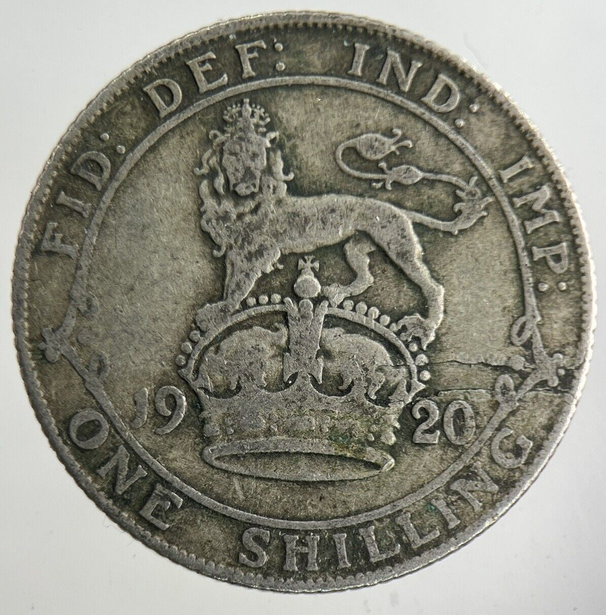 1920 George V Shilling Silver Coin | Collectable Grade