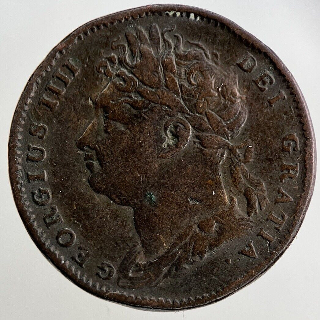 1822 George IV Farthing Coin | Fine Collectable Grade