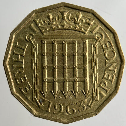 1963 Elizabeth II 2nd Threepence Coin | Very High Grade