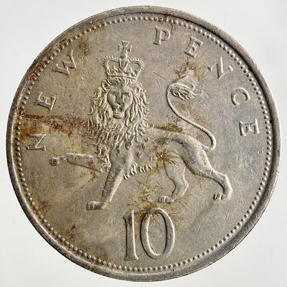 1970 Elizabeth II 2nd 10p Ten - Pence Coin | Fine Collectable Grade