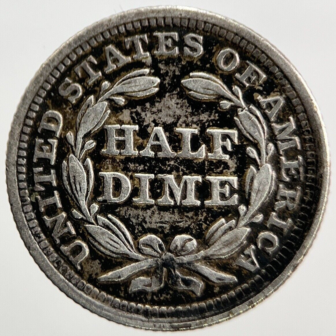 1857 US USA Liberty Seated Half Dime | Silver Coin | Collectable Grade | a384