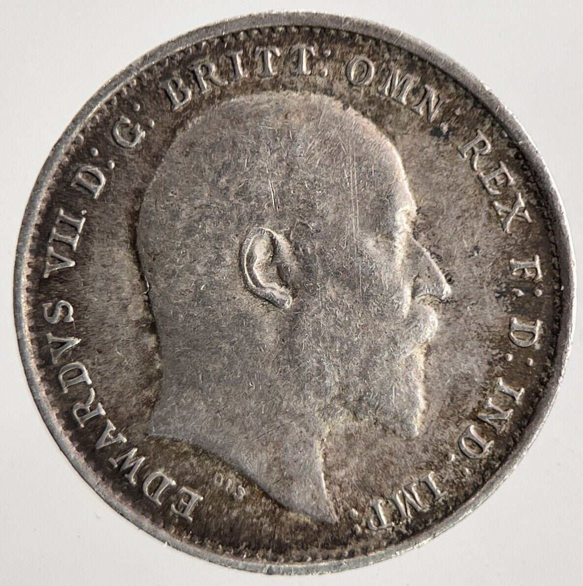 1908 Edward VII Threepence Silver Coin | Very High Grade | a9819