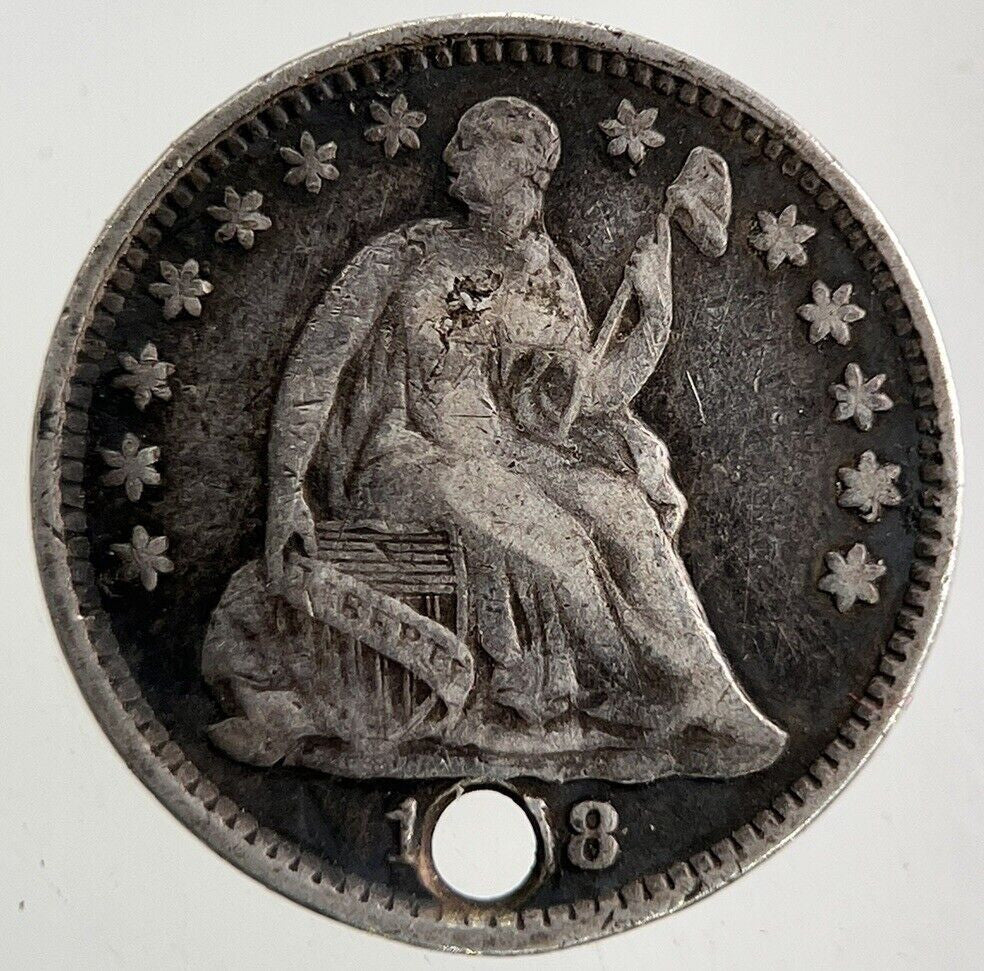 US USA Half Dime Silver Coin | Fine Collectable Grade