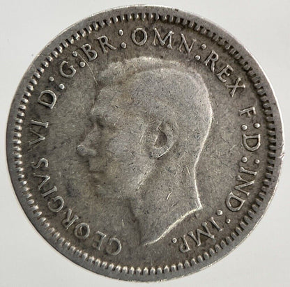 1943 Australia Threepence Silver Coin | Fine Collectable Grade
