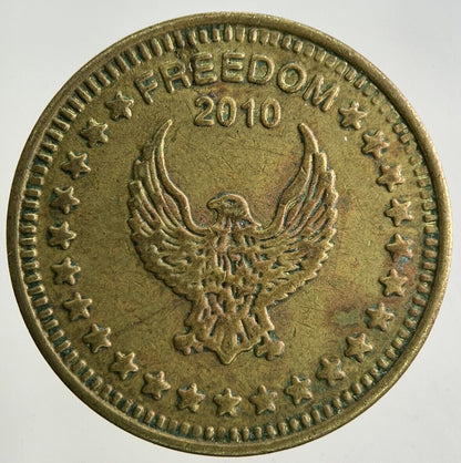 2010 Freedom Eagle No Cash Value Token Coin | Fine Collectable Grade