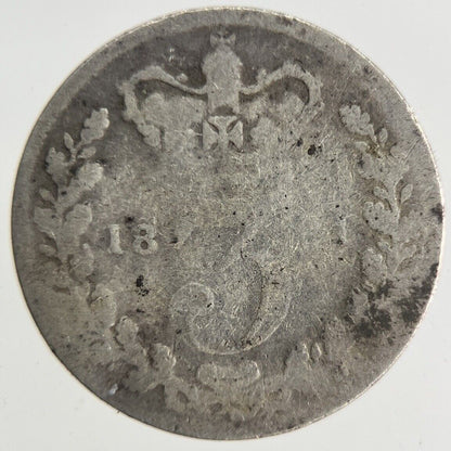 1884 Victoria Threepence Silver Coin | Collectable Grade