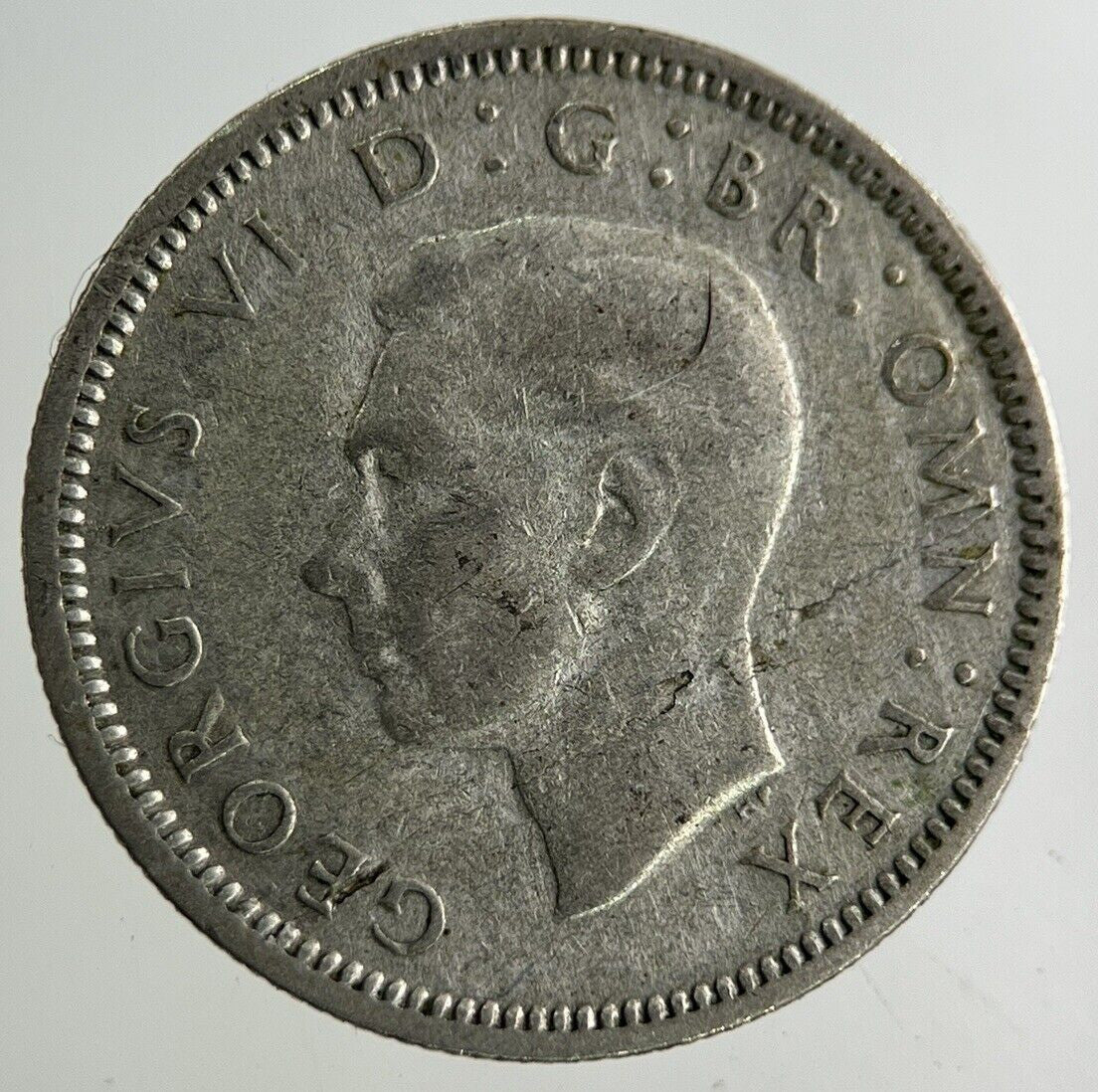 1944 George VI Sixpence Silver Coin | Fine Collectable Grade