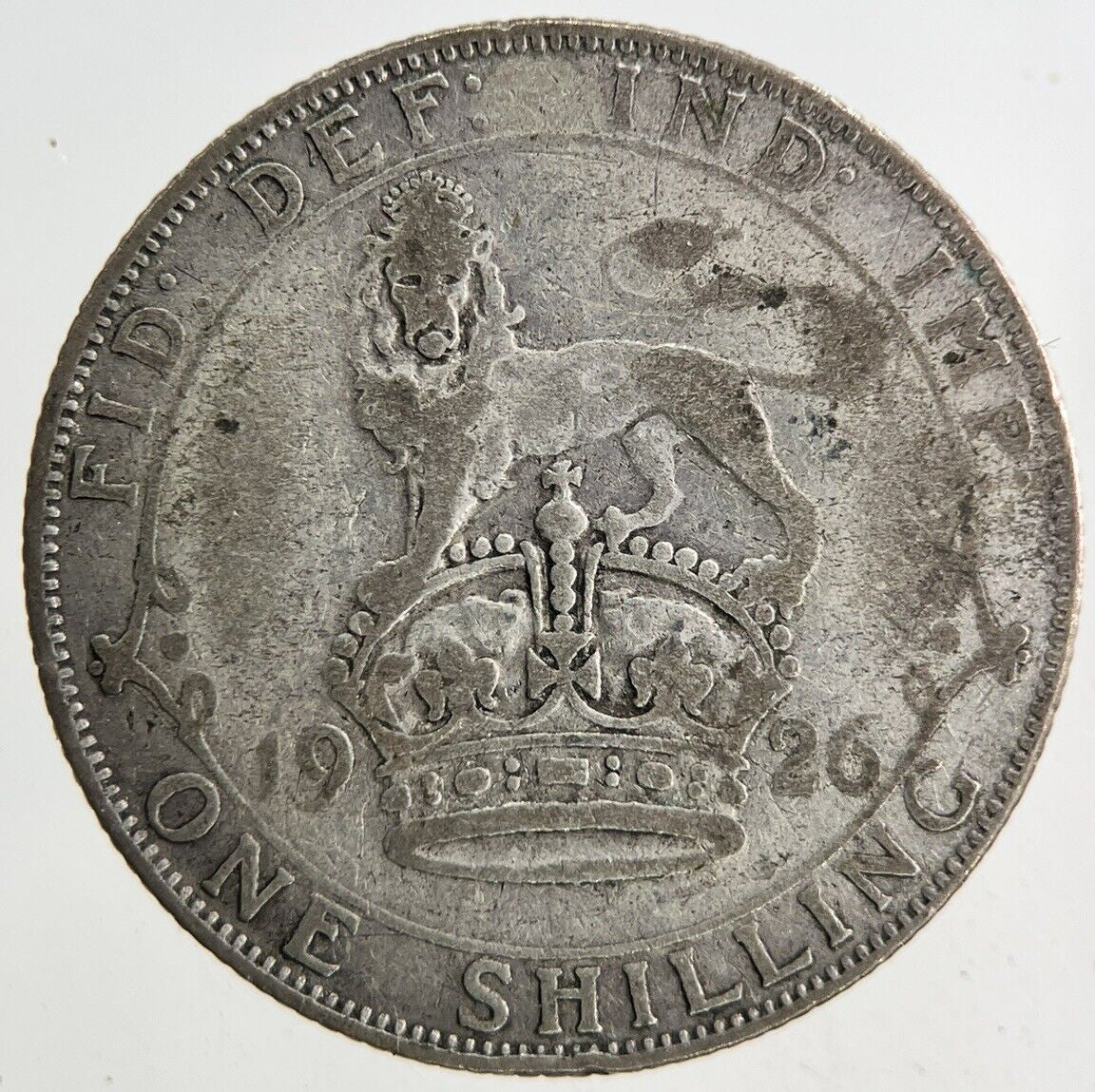 1926 George V One Shilling Silver Coin | Collectable Grade