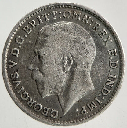 1917 George V Threepence Silver Coin | Fine Collectable Grade