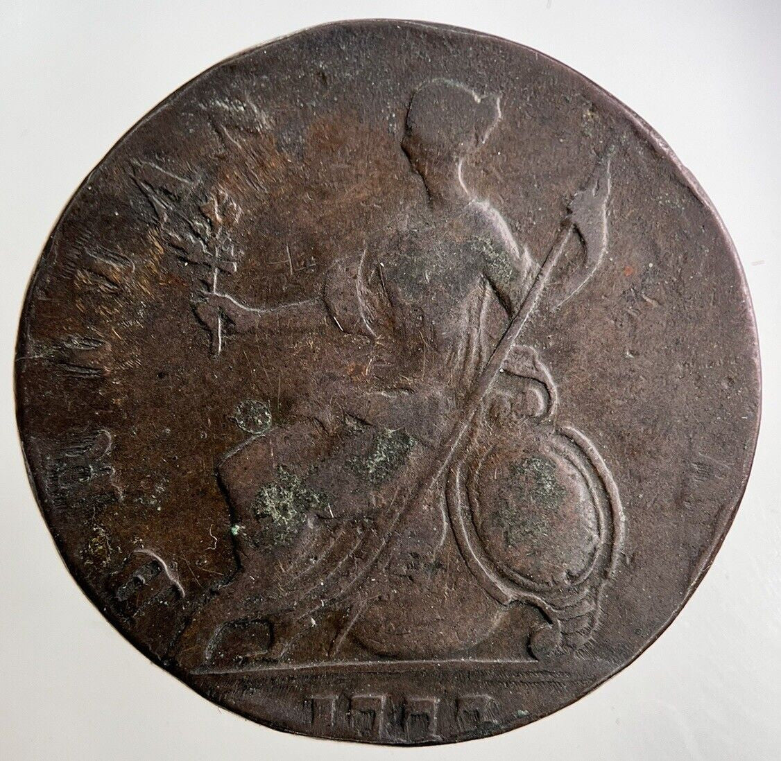 1777 Evasion George III 3rd Half - Penny Coin | Fine Collectable Grade