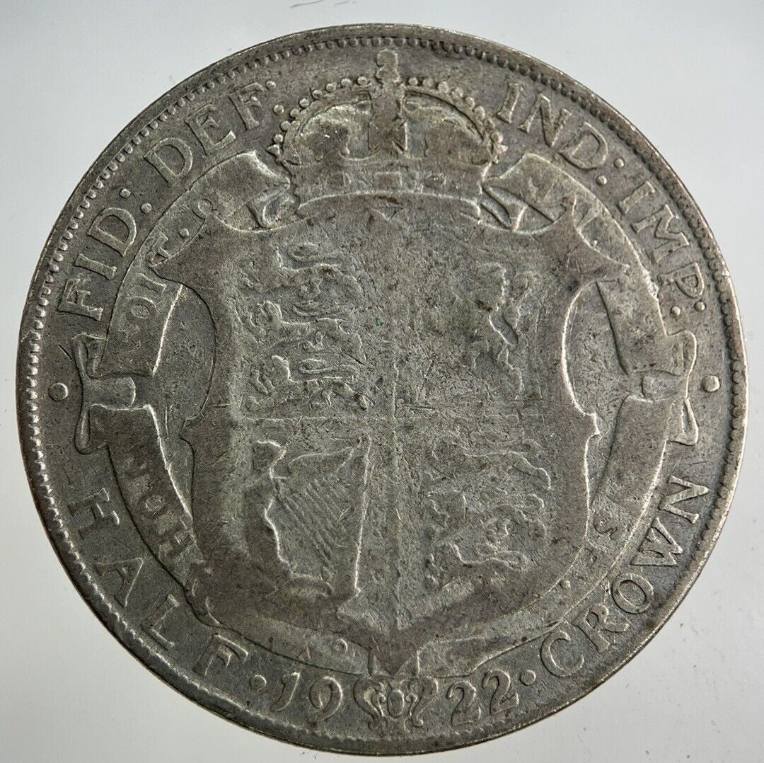 1922 George V Half - Crown Silver Coin | Collectable Grade