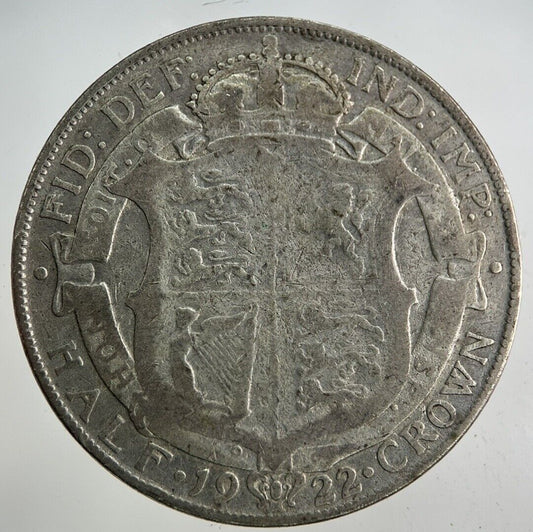 1922 George V Half - Crown Silver Coin | Collectable Grade