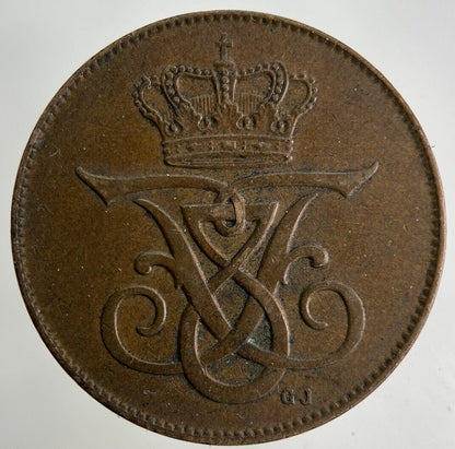 1908 Denmark 5 Ore Coin | Fine Collectable Grade