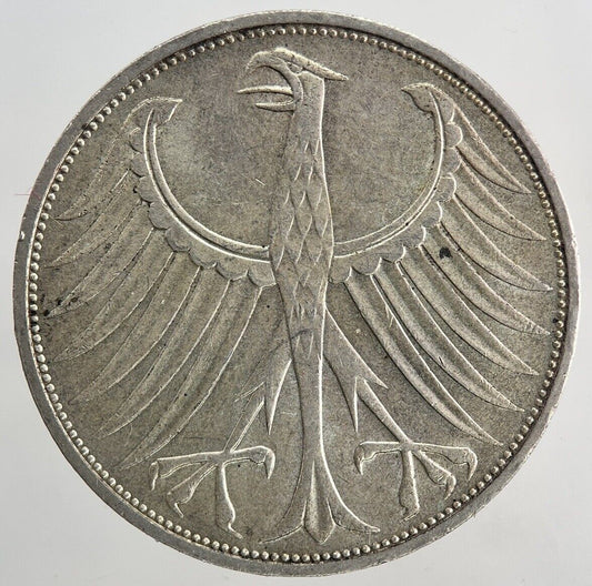 1973 - J Germany 5 Mark Silver Coin | Very High Grade