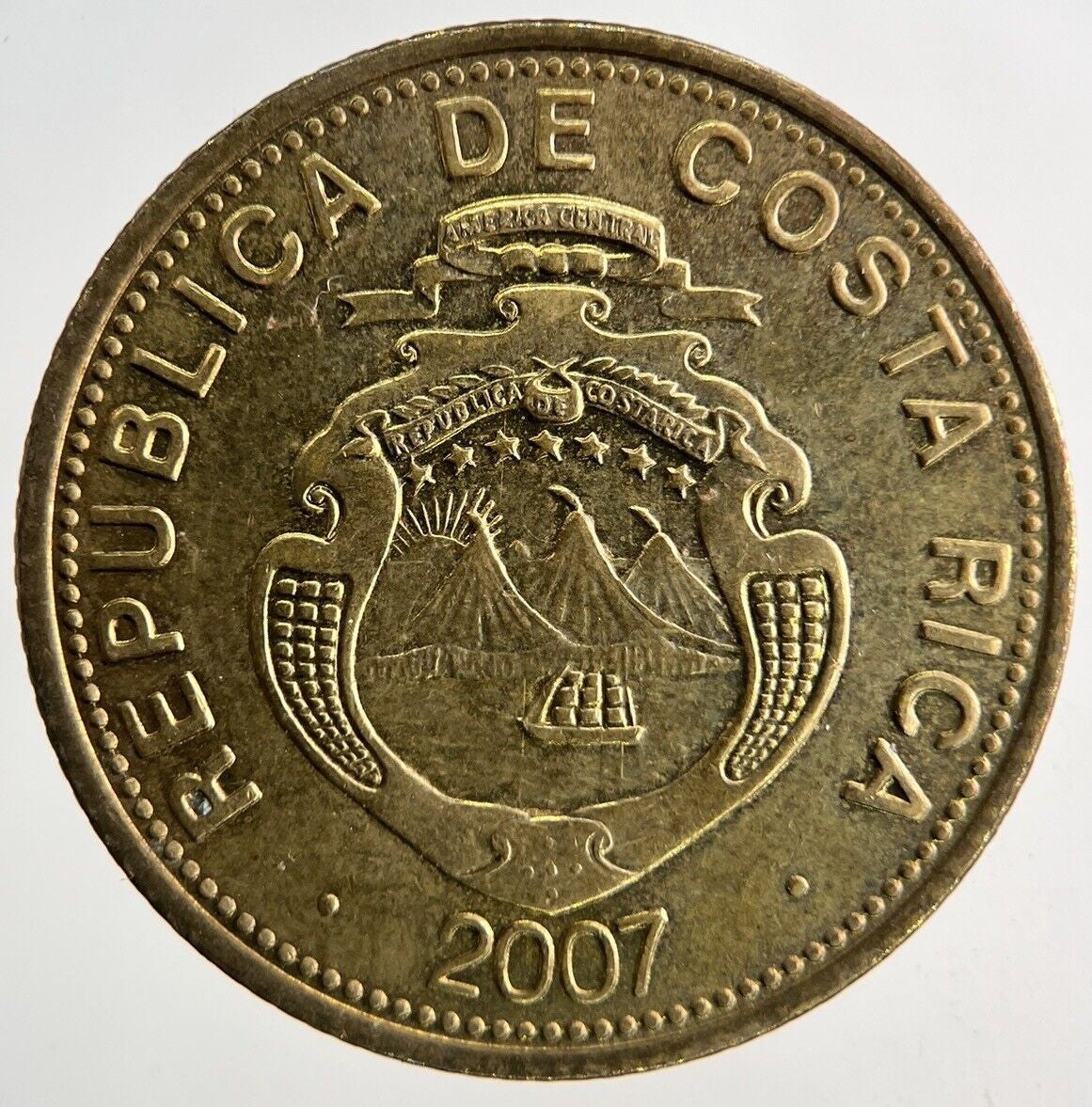 2007 Costa Rica 100 Colones Coin | Fine Collectable Grade
