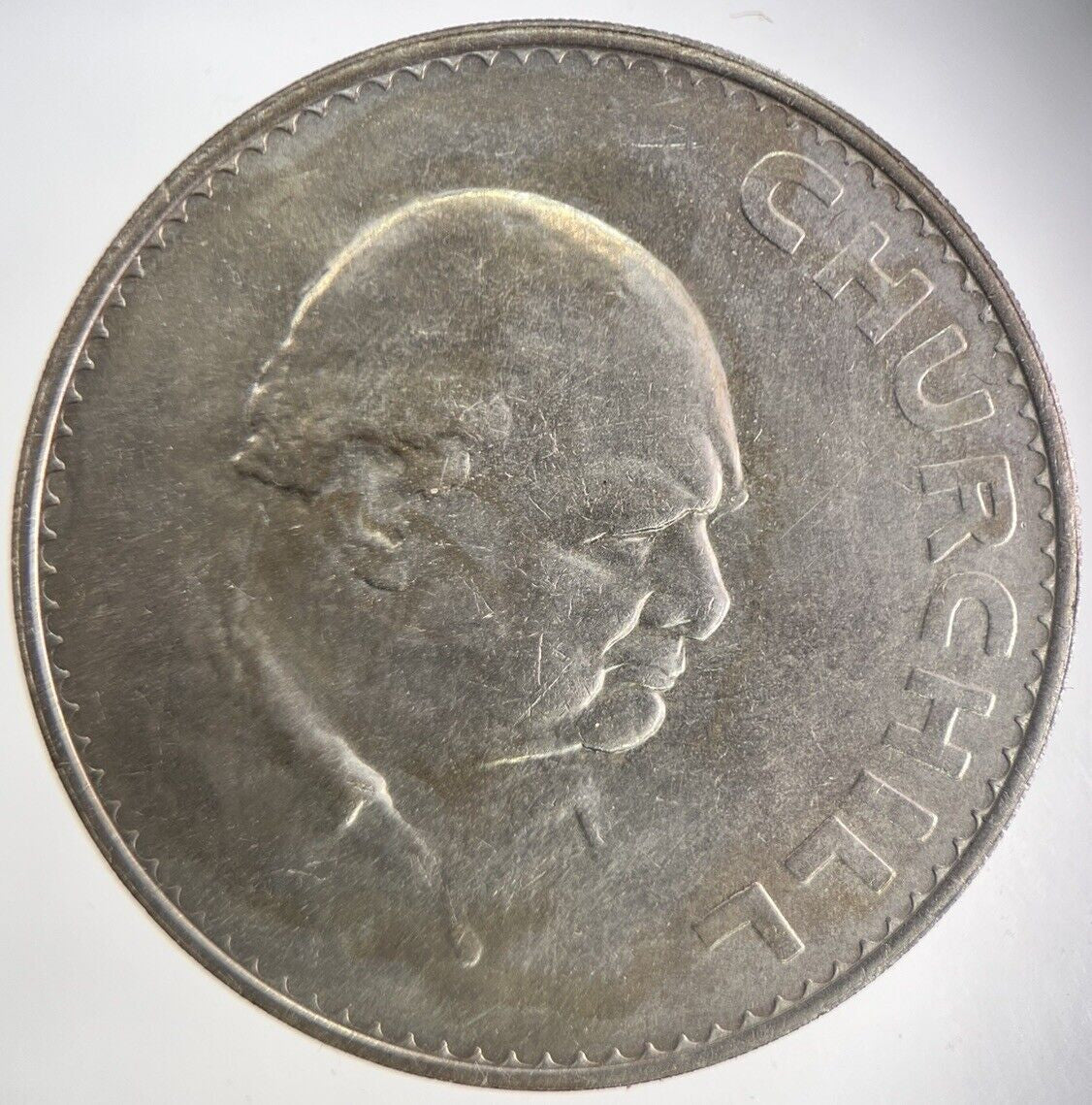 1965 Winston Churchill Crown Coin | Fine Collectable Grade | a382