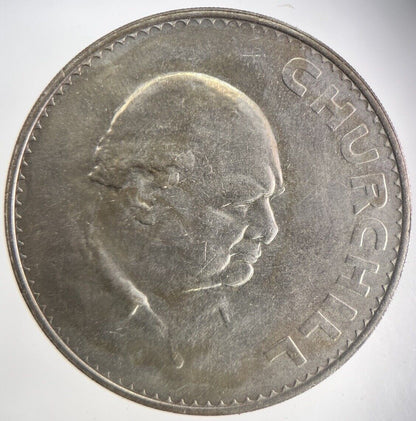 1965 Winston Churchill Crown Coin | Fine Collectable Grade | a382