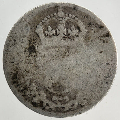 British Victoria Threepence Silver Coin | Fair Grade