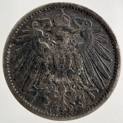 1905 Germany 1 Mark Silver Coin | Fine Collectable Grade