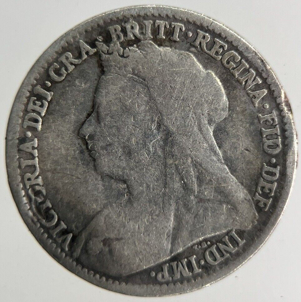 1896 Victoria Threepence Silver Coin | Collectable Grade