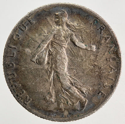 1915 France 50 Centimes Silver Coin | Fine Collectable Grade