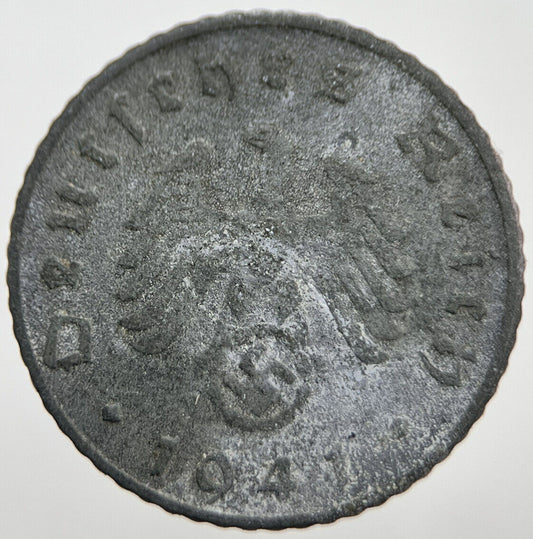 1941-D Germany Nazi 5 Pfennig Coin | Collectable Grade | a1541