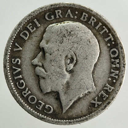 1914 George V Sixpence Silver Coin | Collectable Grade