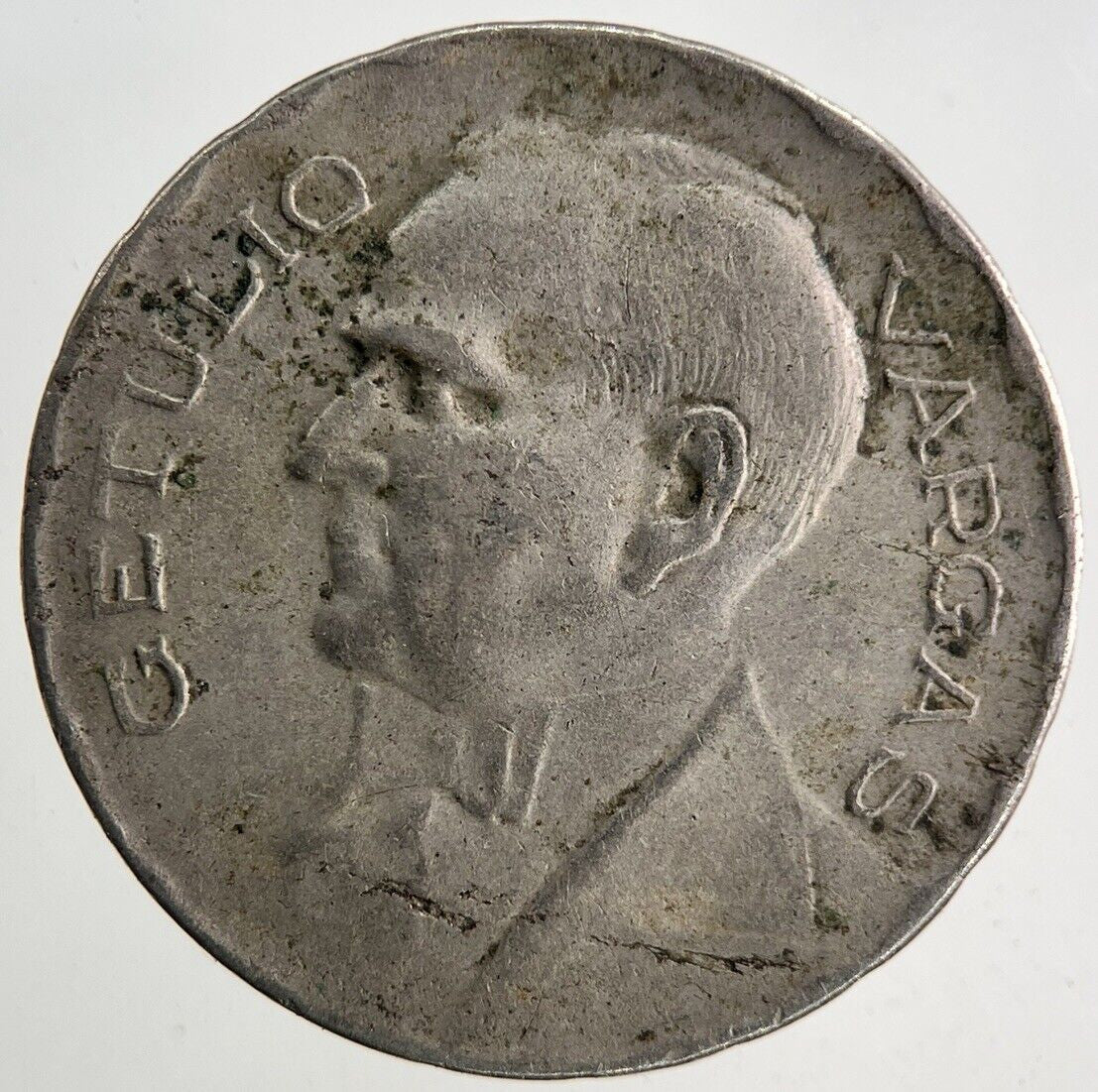 1940 Brazil 100 Reis Coin | Fine Collectable Grade
