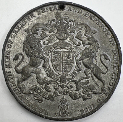 1902 Large 51mm Edward VII Coronation British Medal | Collectable Grade | a840