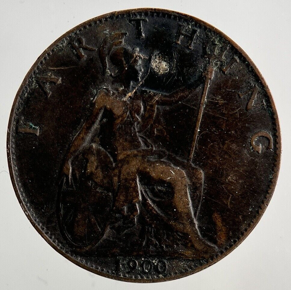 1900 Victoria Farthing Coin | Collectable Grade