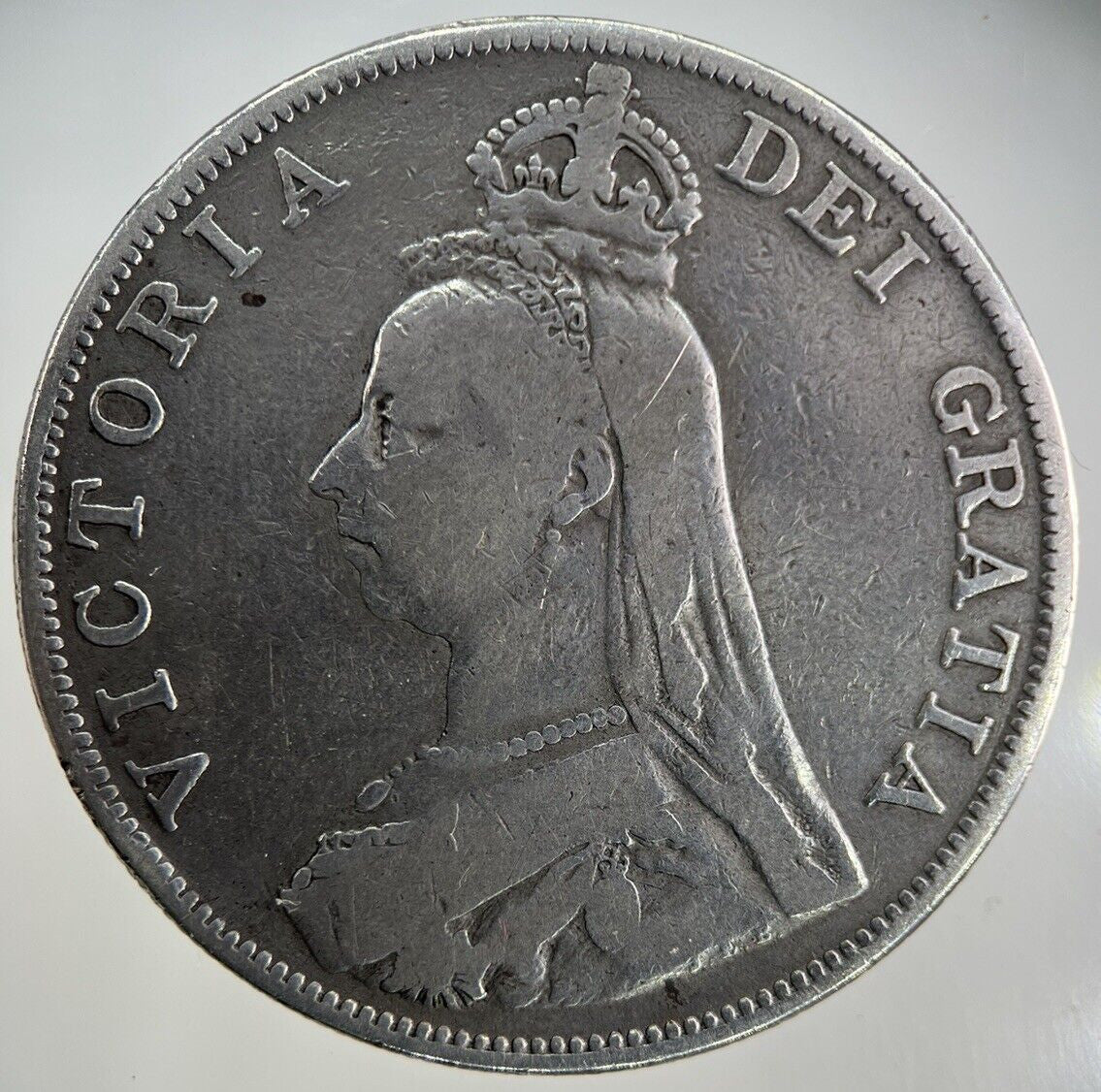 1889 Victoria Double-Florin Silver Coin | Collectable Grade