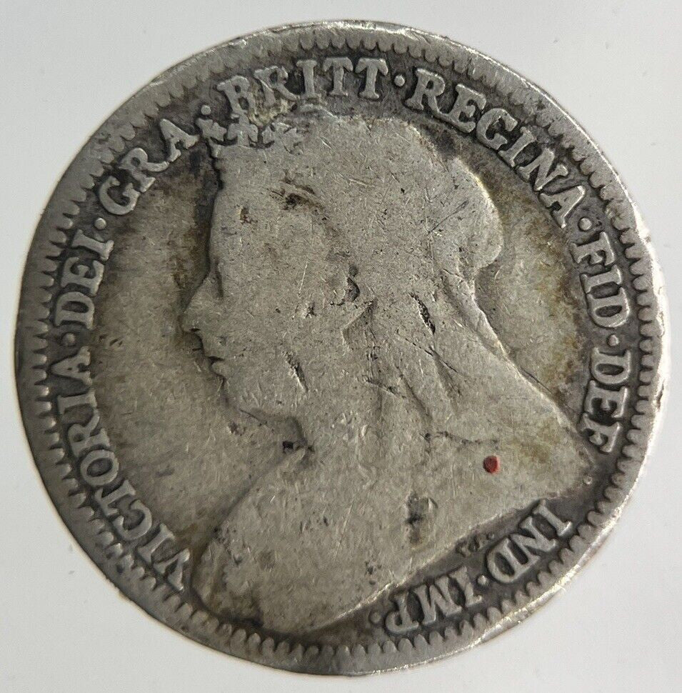 1901 Victoria Threepence Silver Coin | Collectable Grade