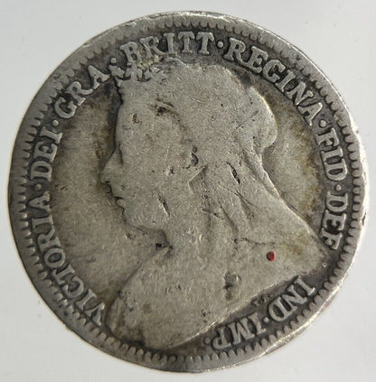 1901 Victoria Threepence Silver Coin | Collectable Grade