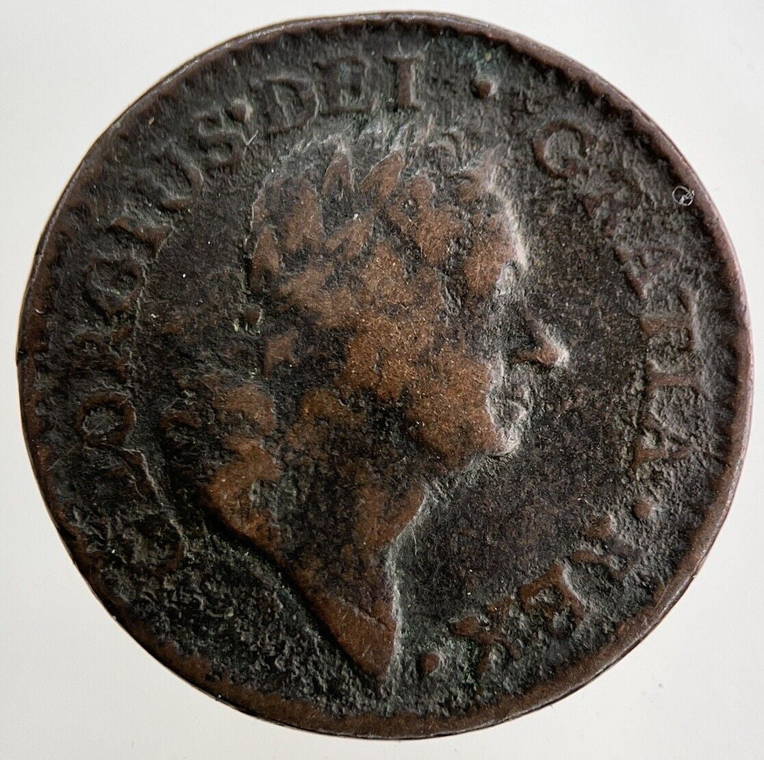 1723 Irish Farthing Coin | Fine Collectable Grade