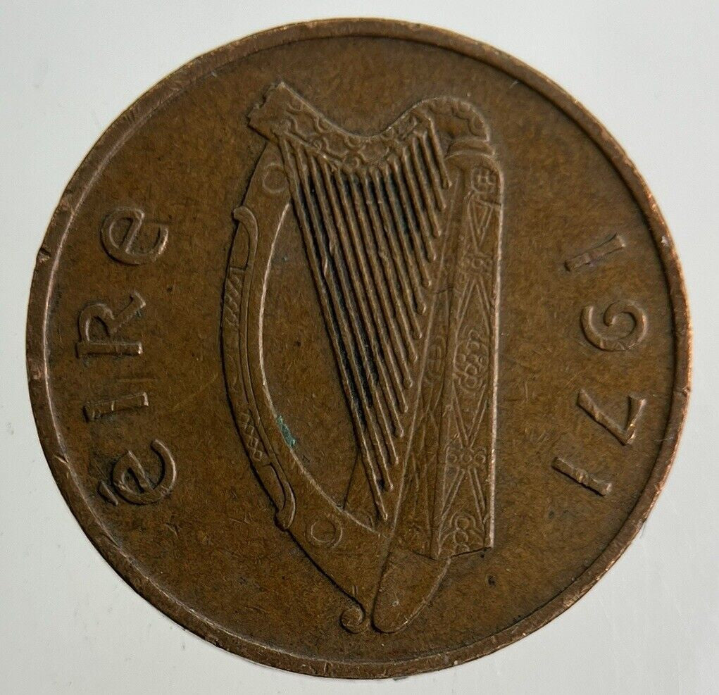 1971 Irish 1p One - Pence Coin | Fine Collectable Grade