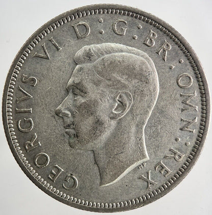 1940 George VI Half - Crown Silver Coin | Fine Collectable Grade