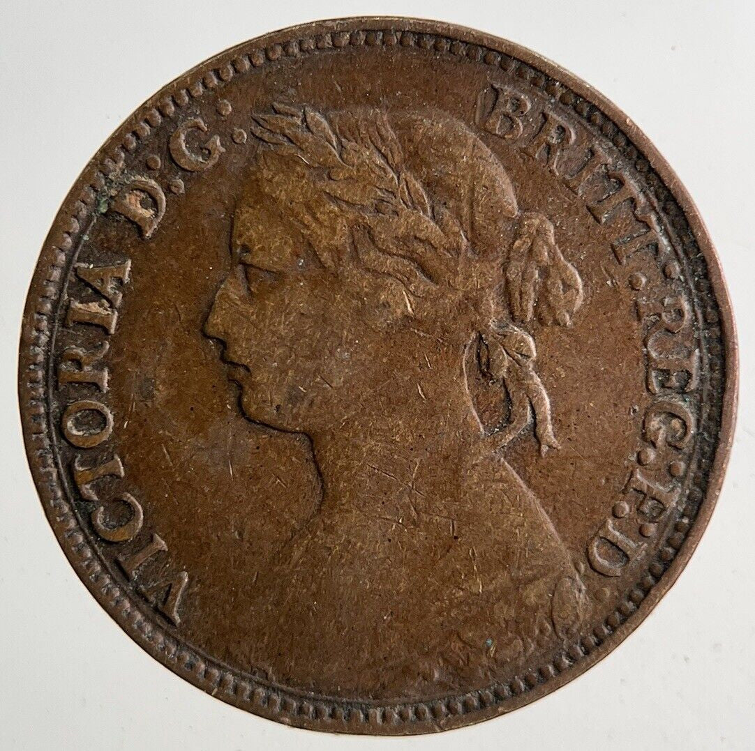 1874 - H Victoria Farthing Coin | Collectable Grade