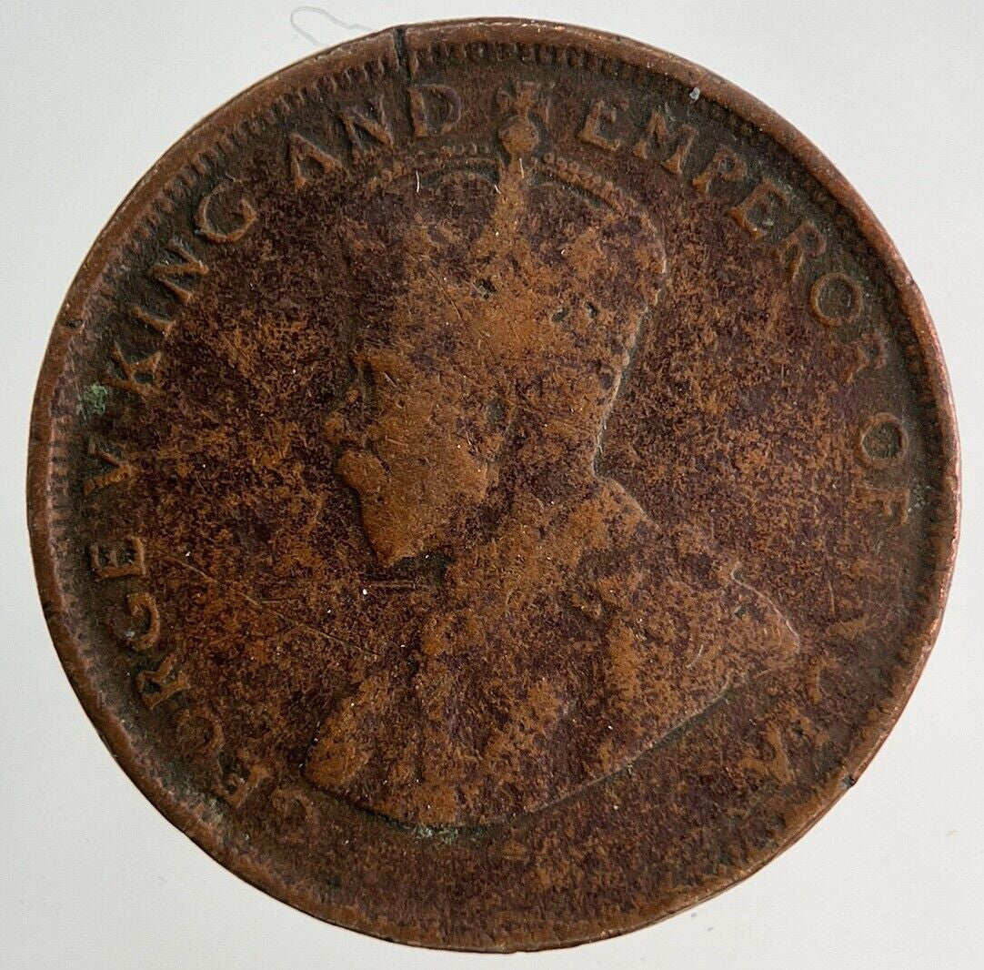 1925 One Cent Ceylon Sri Lanka Coin | Collectable Grade