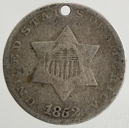 1852 US USA 3 III Cent Coin | Collectable Grade