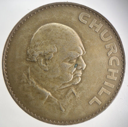 1965 Winston Churchill Crown Coin | Fine Collectable Grade | a224